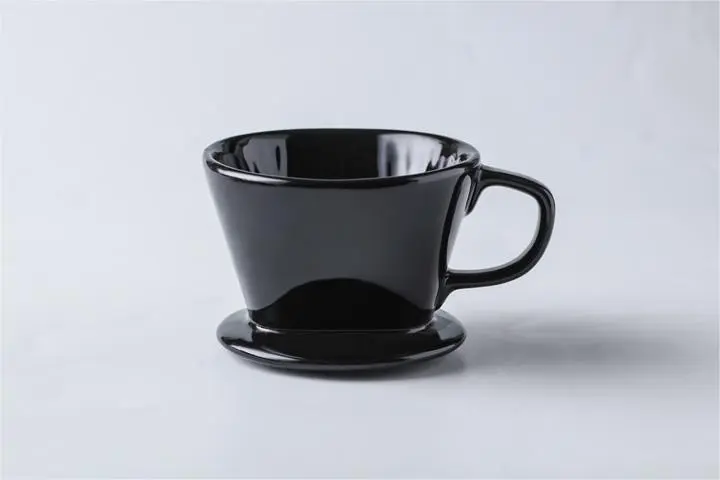 Ceramic Coffee Funnel- White and black color
