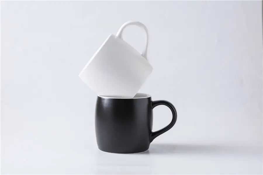 Unique Oval Ceramic Cup: Ideal for Tea or Espresso