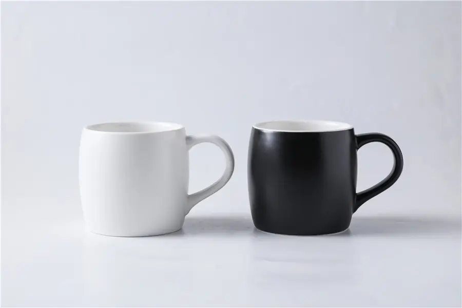 Unique Oval Ceramic Cup: Ideal for Tea or Espresso