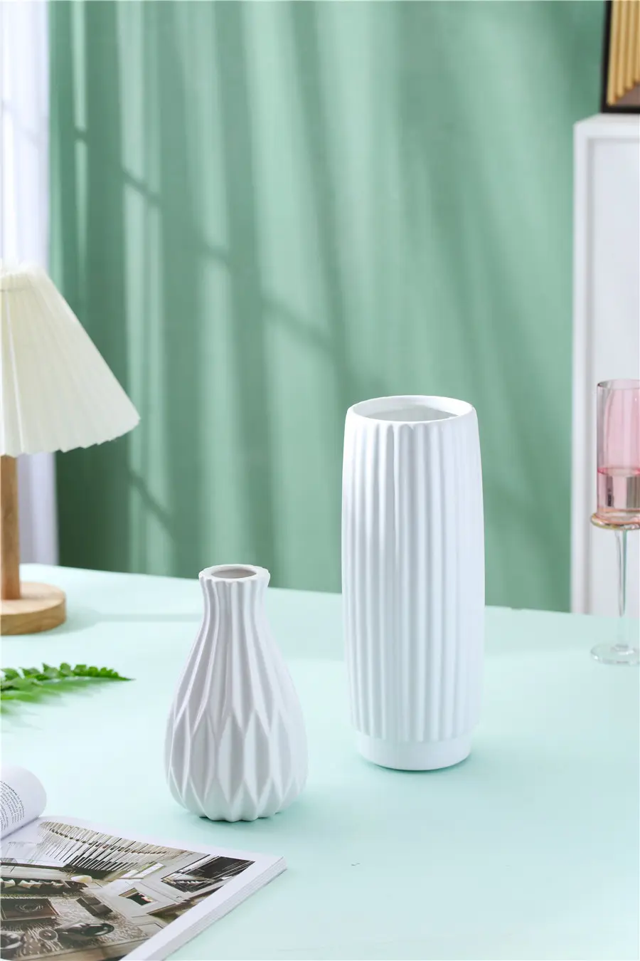 Straight Frosted Vase (4)hd6